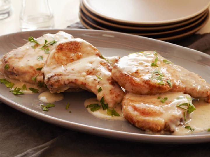 baked pork chops and gravy