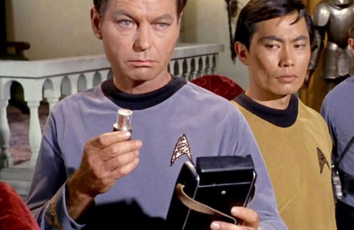 star trek using tricorder