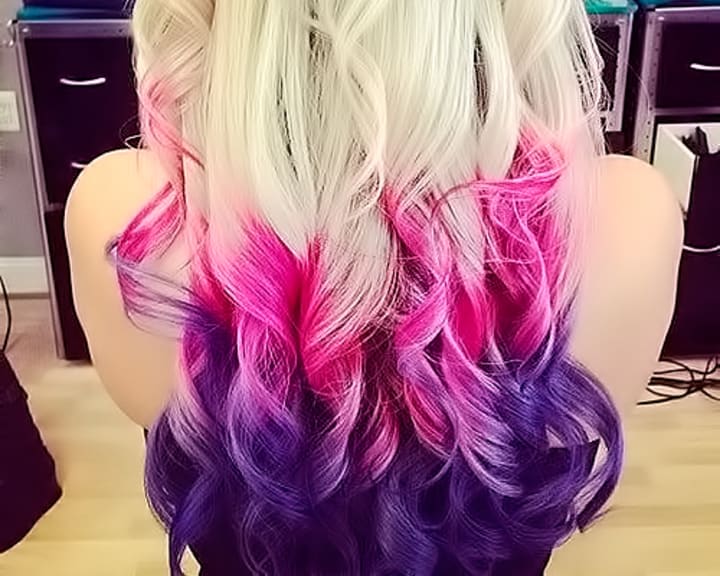 How To Treat Dip-Dyed Hair