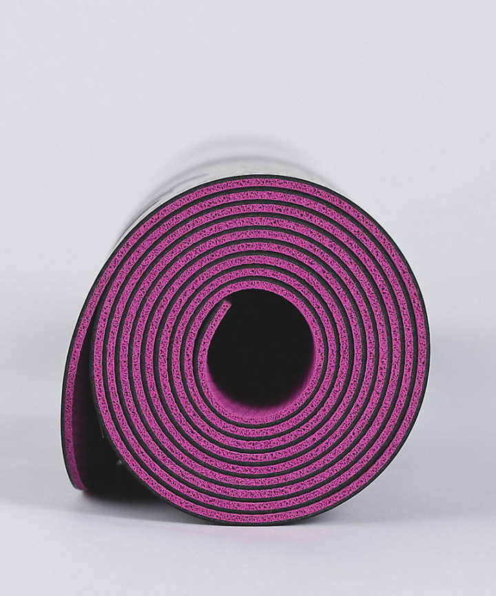 lululemon reversible mat which side for hot yoga class