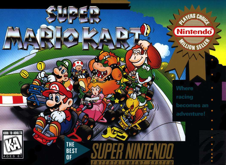 super mario kart snes versions