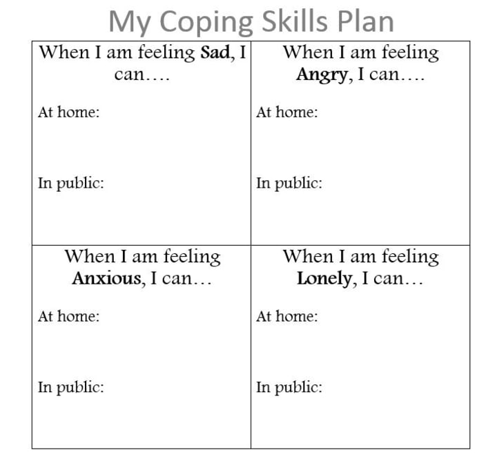 Coping Skills Activities For Children Education