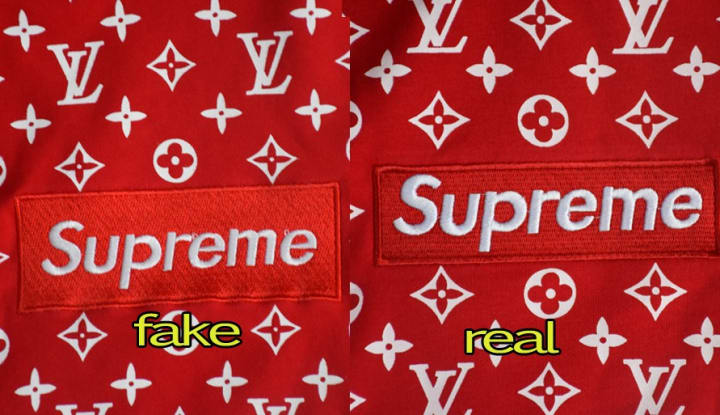 Supreme X Lv Hoodie Fake Vs Real | Supreme and Everybody