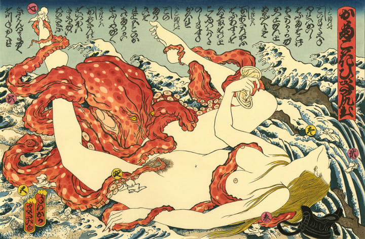 Japanese Vintage Porn 1800s - History of Tentacle Porn | Filthy