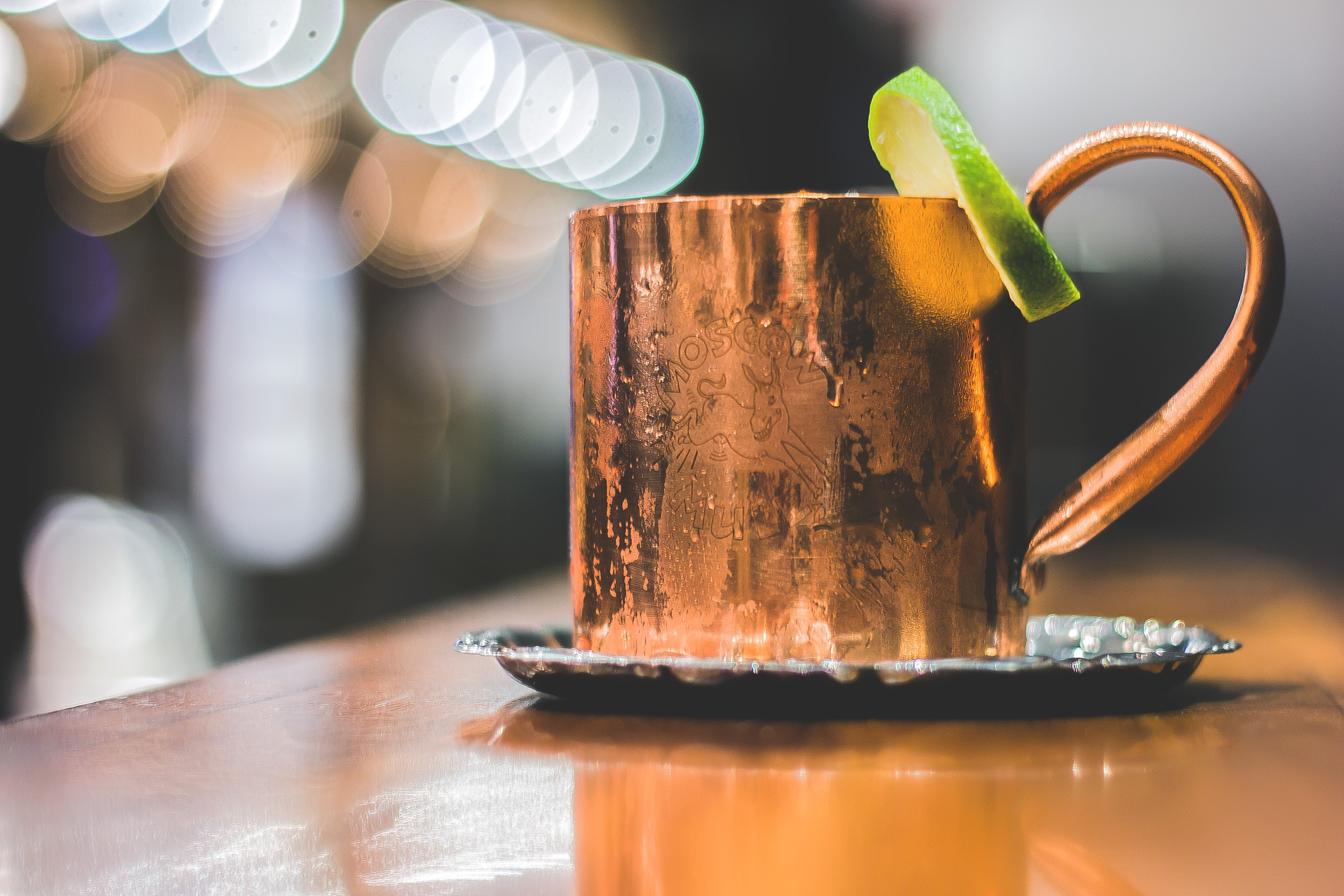 Jigger: 1-2oz Hammered Copper for Moscow Mules by Copper Mug Co.