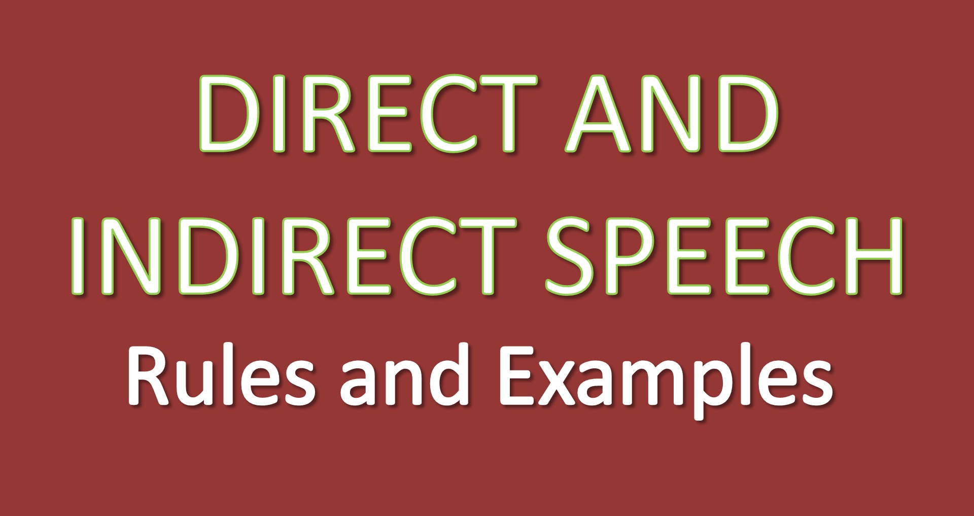 direct and indirect speech knowing the difference education