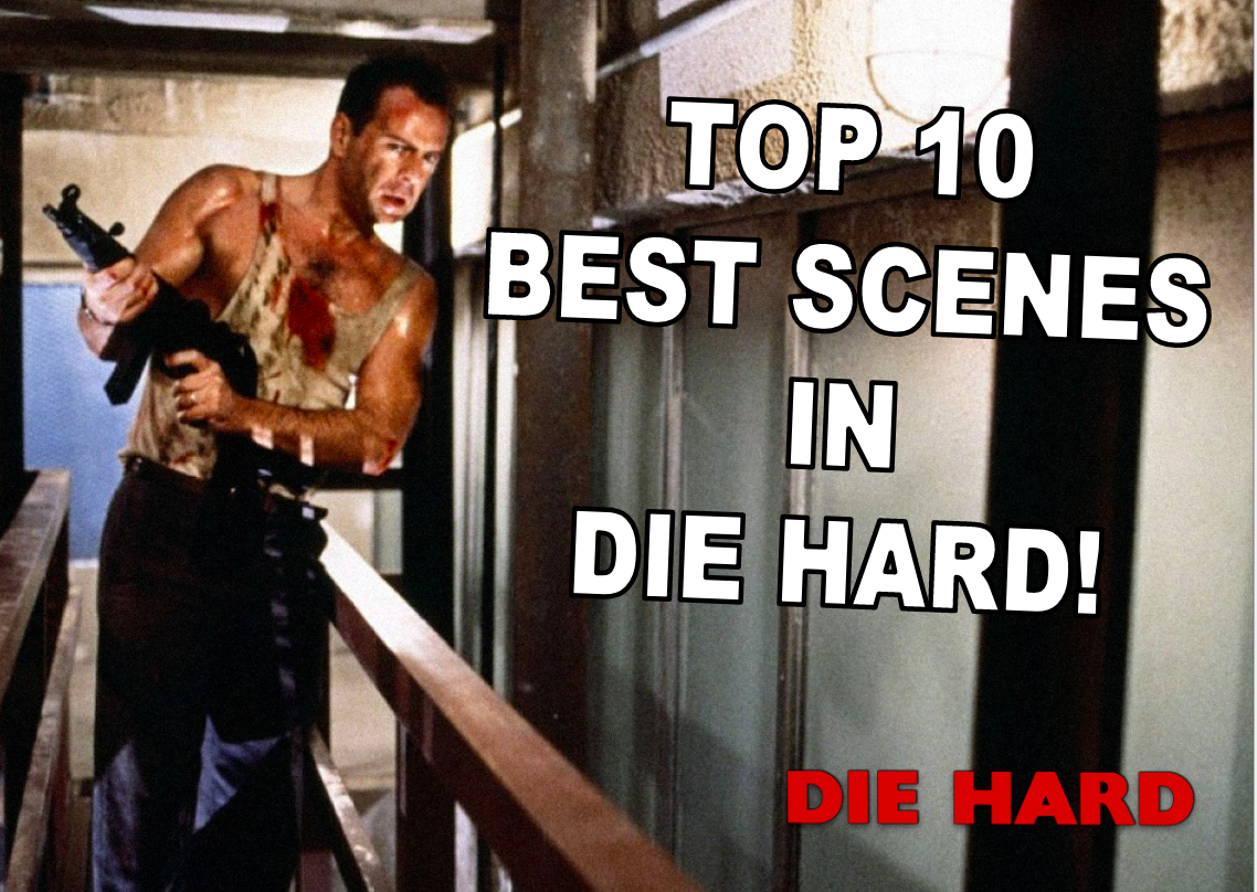 die hard cigarette scene Top 10 Best Moments in 'Die Hard'