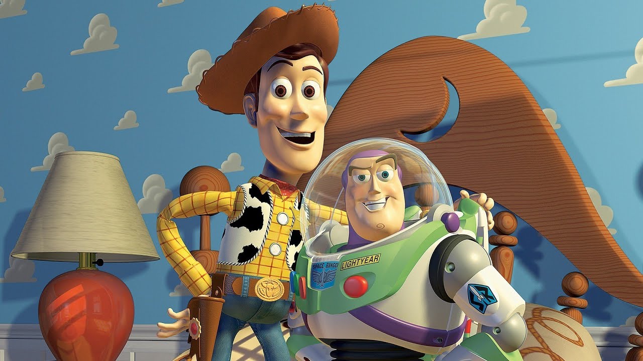 The self-awareness and ego in "Toy Story" can be seen in how Buzz voluntarily responds in front of other people and Sid.