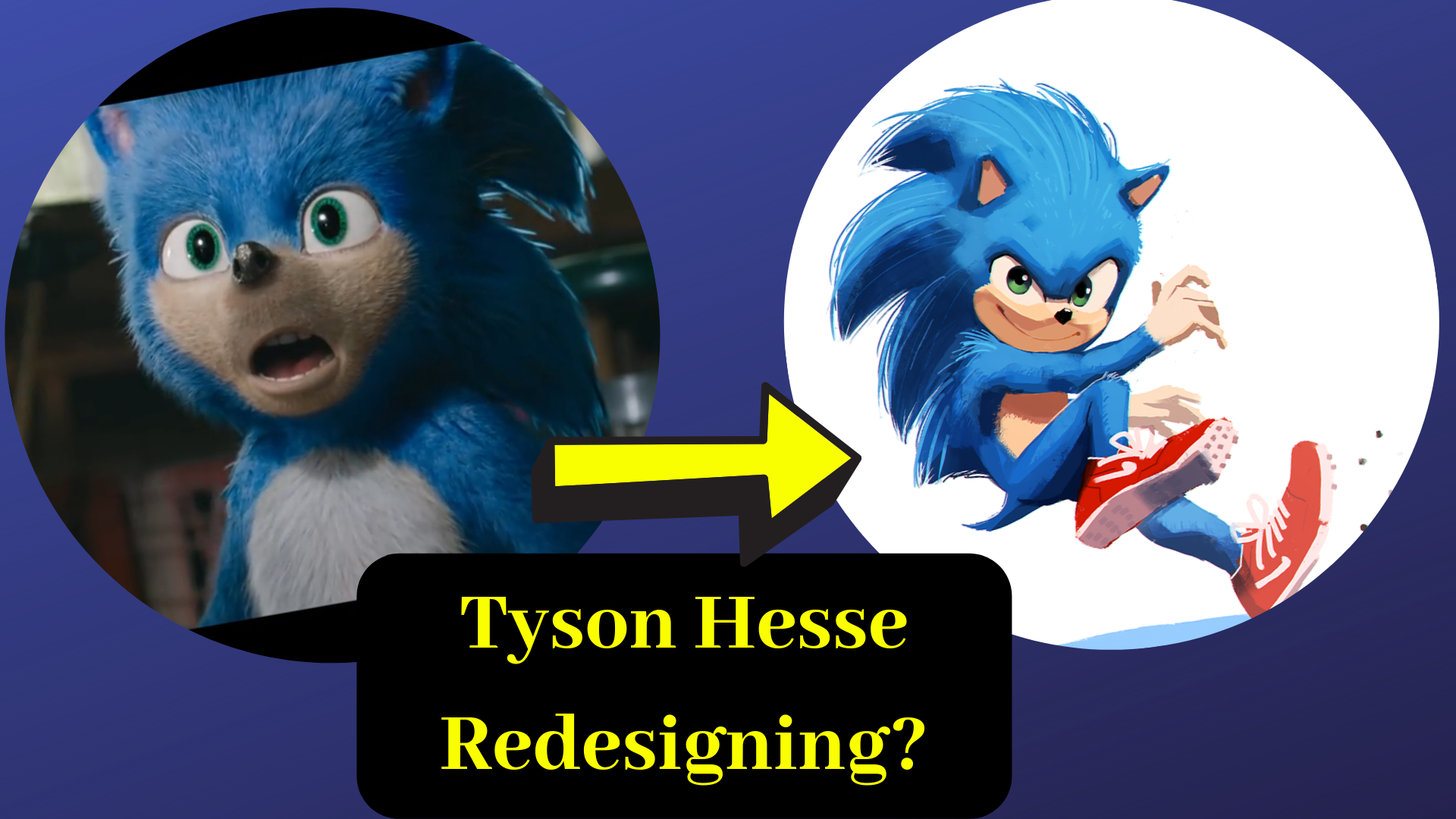 Tyson Hesse's Sonic 2 movie poster, Sonic the Hedgehog (2020 Film)