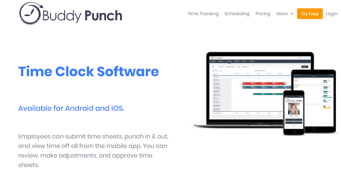 Construction time clock app free holdingstide