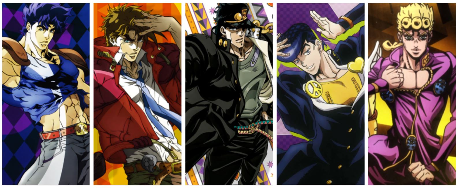 TOP 10 MELHORES POSES DA PARTE 1 E 2 DE JOJO'S BIZARRE ADVENTURE 