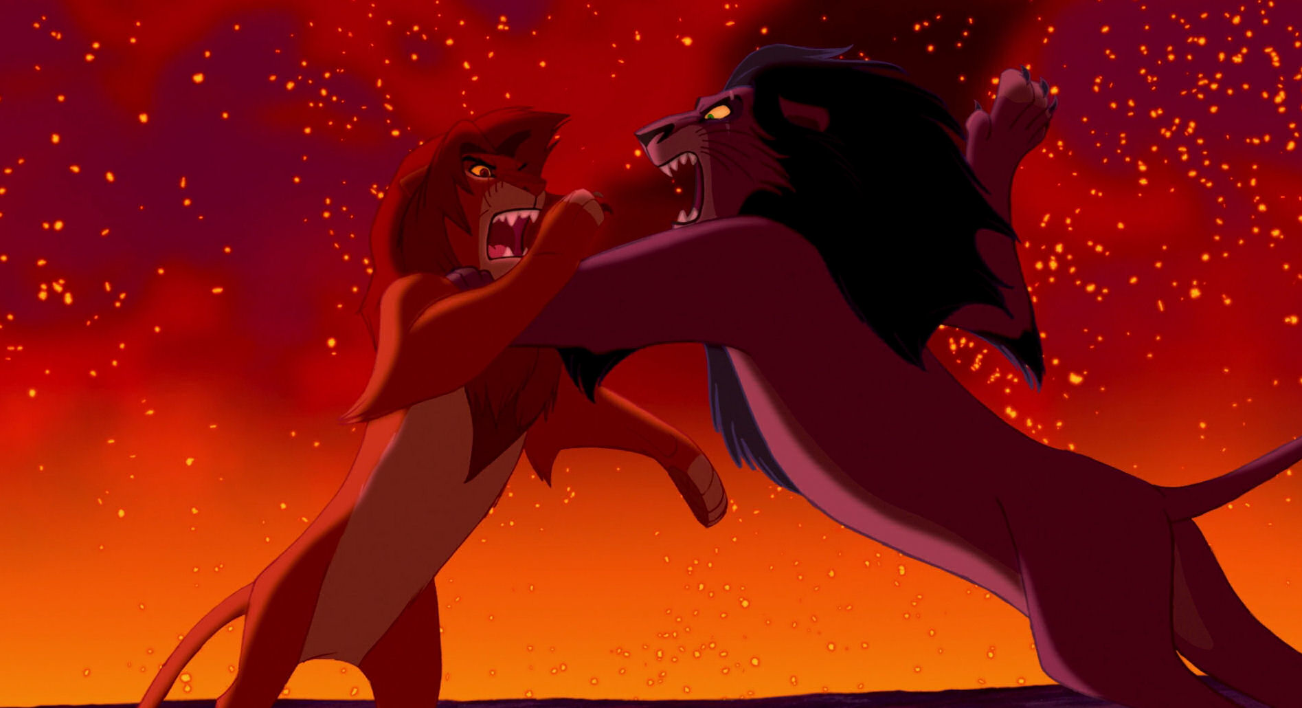 Scary Disney: The Lion King: Scar, The Hyenas and Mufasa's Death | Geeks, image size:1895x1030