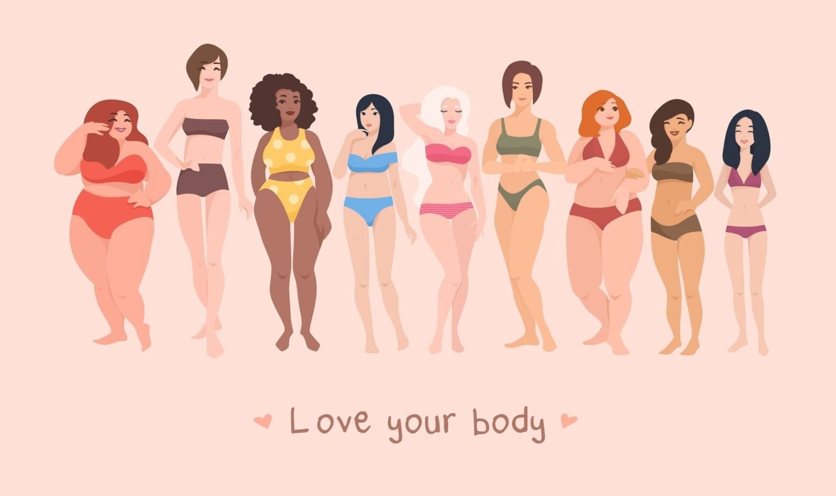 Great reminder it's all perspective.  Body types women, Body shapes,  Female bodies