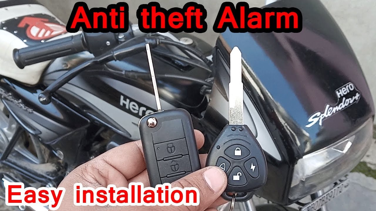 motorcycle anti theft system