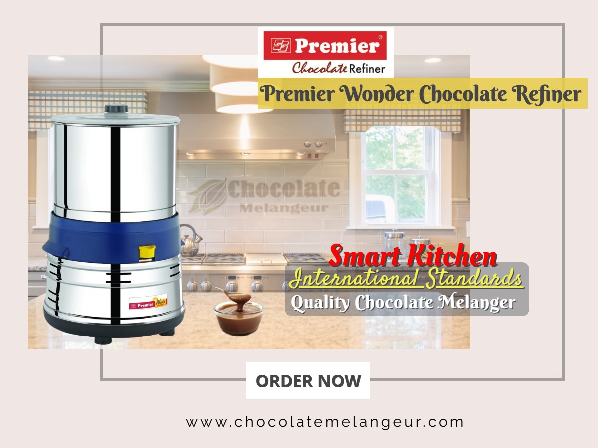 Ultra Chocogrind Chocolate Refiner Cocoa Stone Grinder Melanger