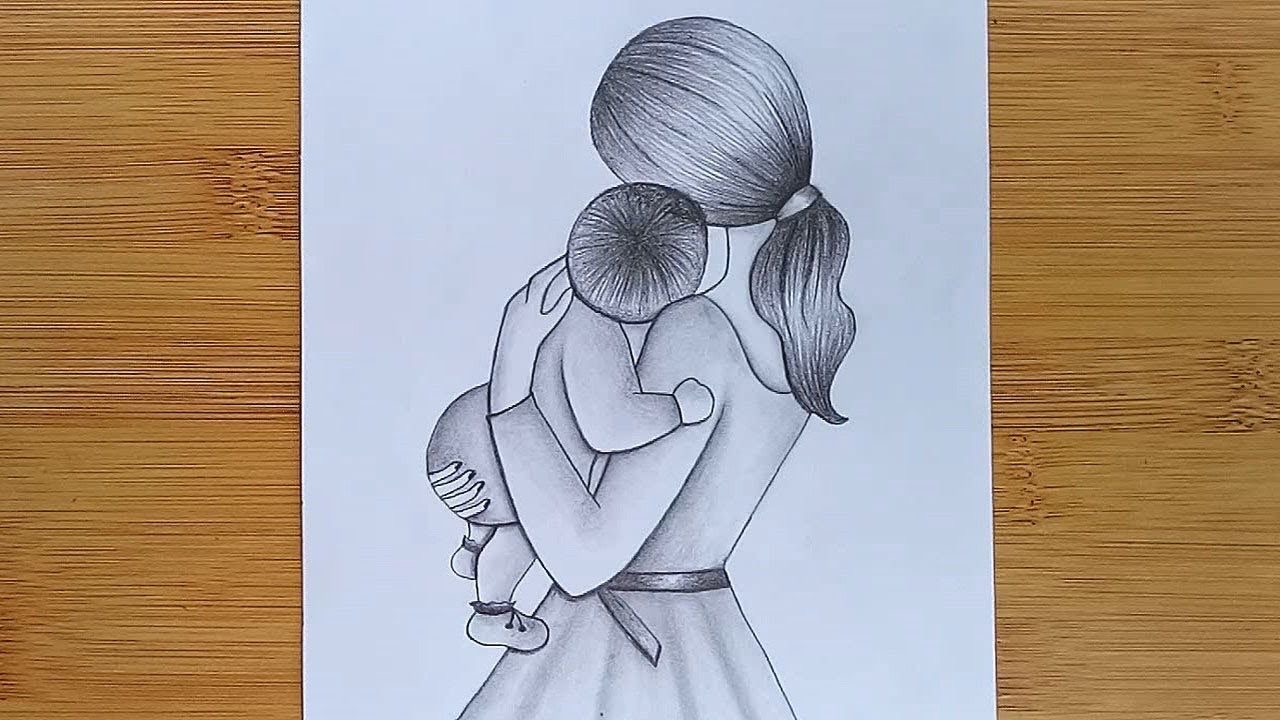 640+ Mother Hugging Daughter Drawing Illustrations, Royalty-Free Vector  Graphics & Clip Art - iStock