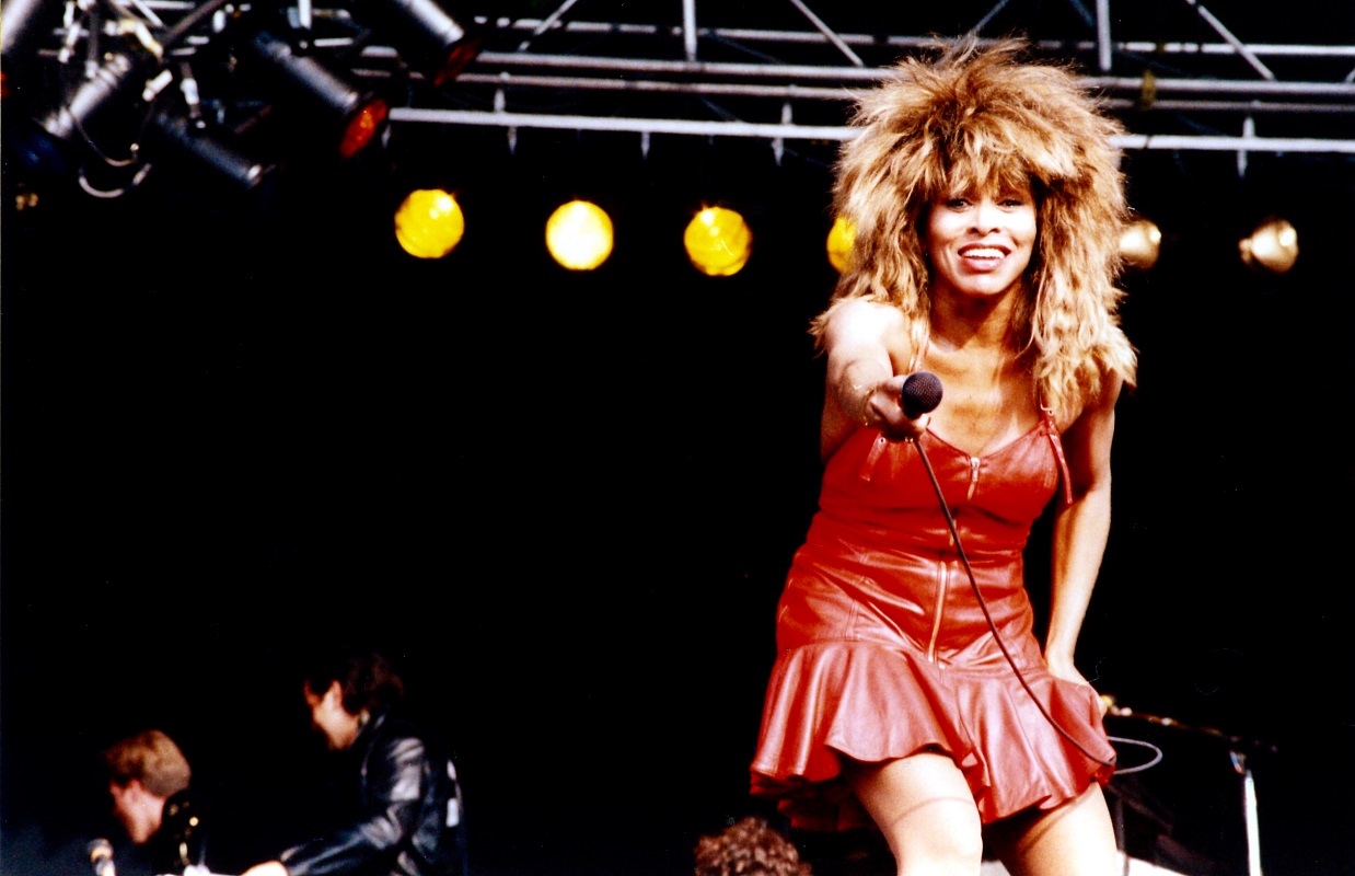 tina turner red dress