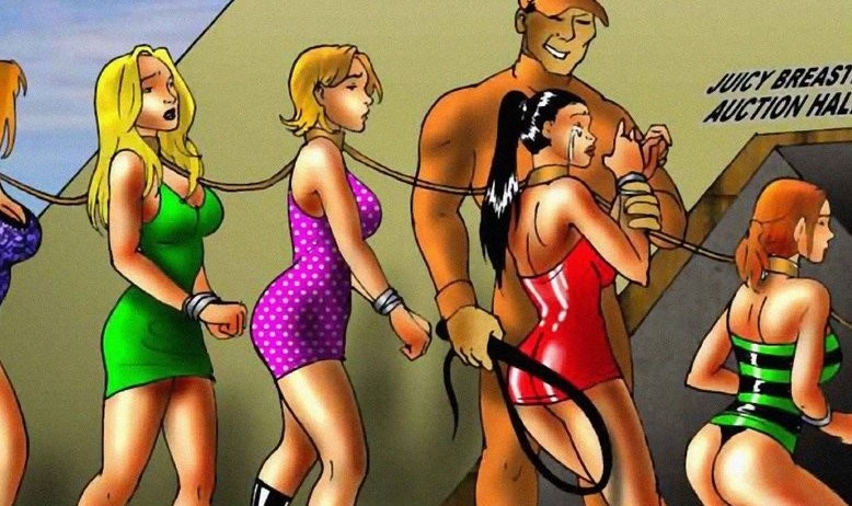 Girl Kidnapped Sex Slave Bondage - Women Enslavement Society Comic | Filthy