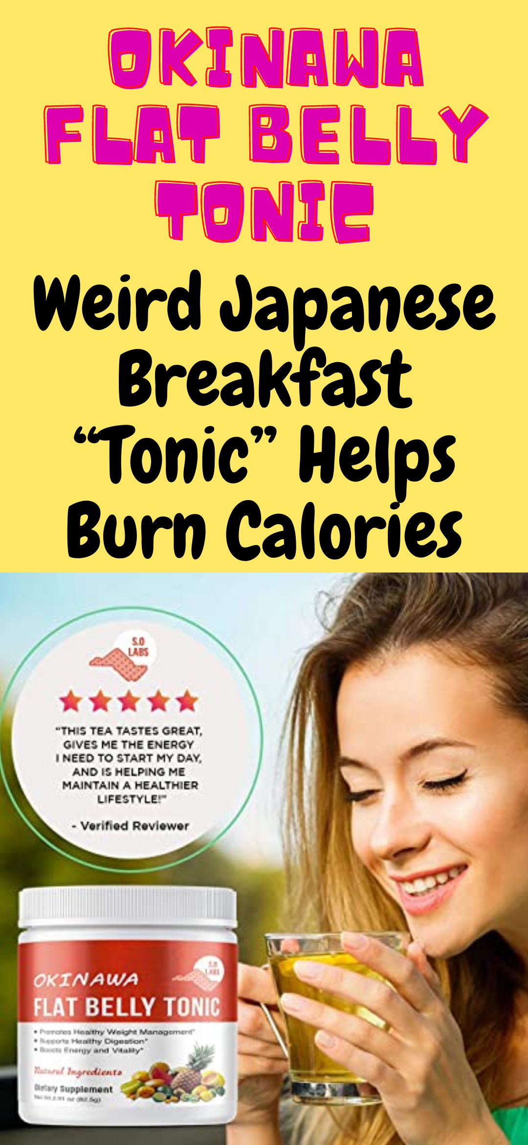 Okinawa Flat Belly Tonic Review: Scam or Legit? - High Five Reviews