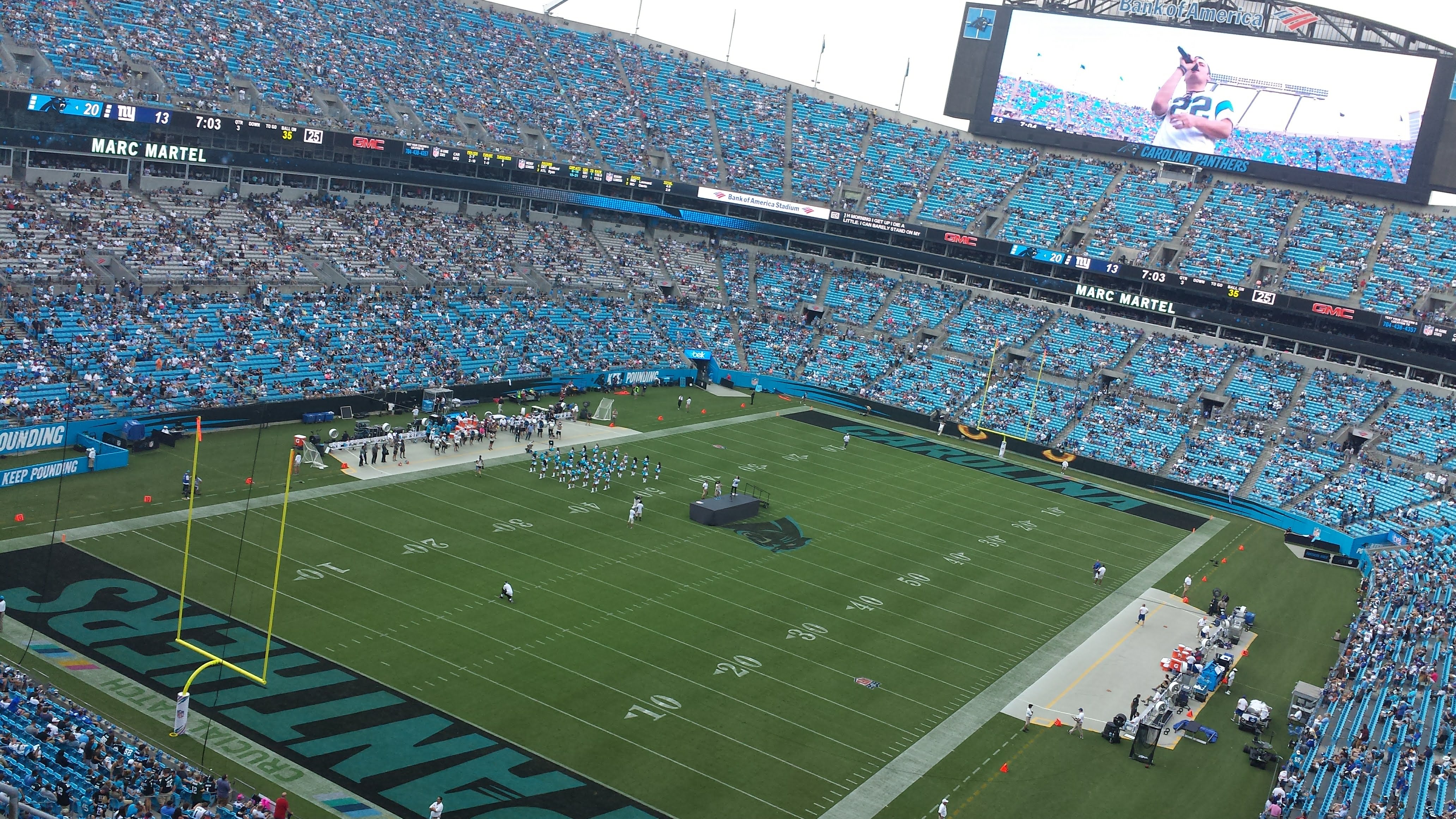 Section 502 at Bank of America Stadium 