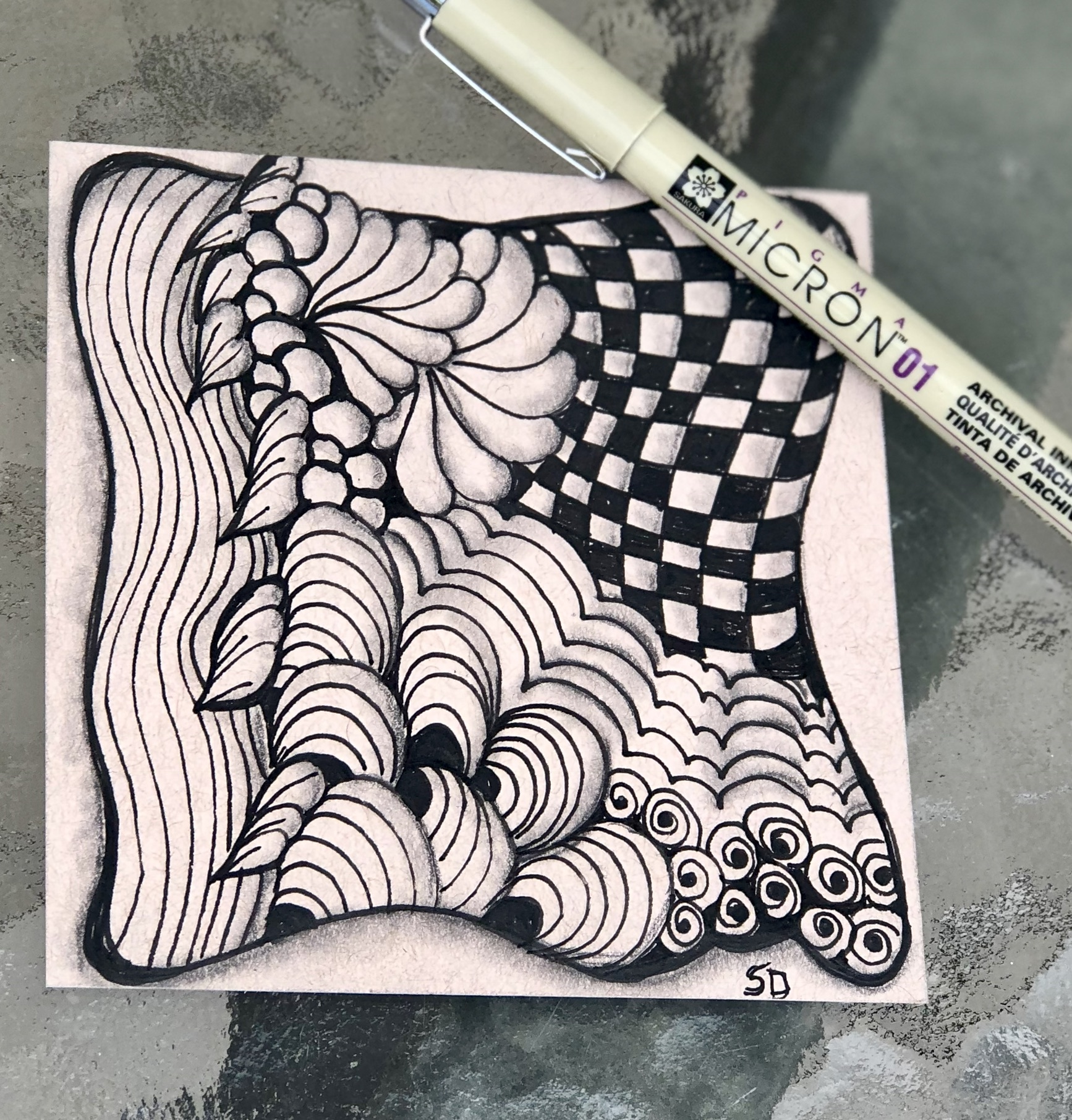 6 tiles  Zentangle patterns, Doodles zentangles, Doodle patterns