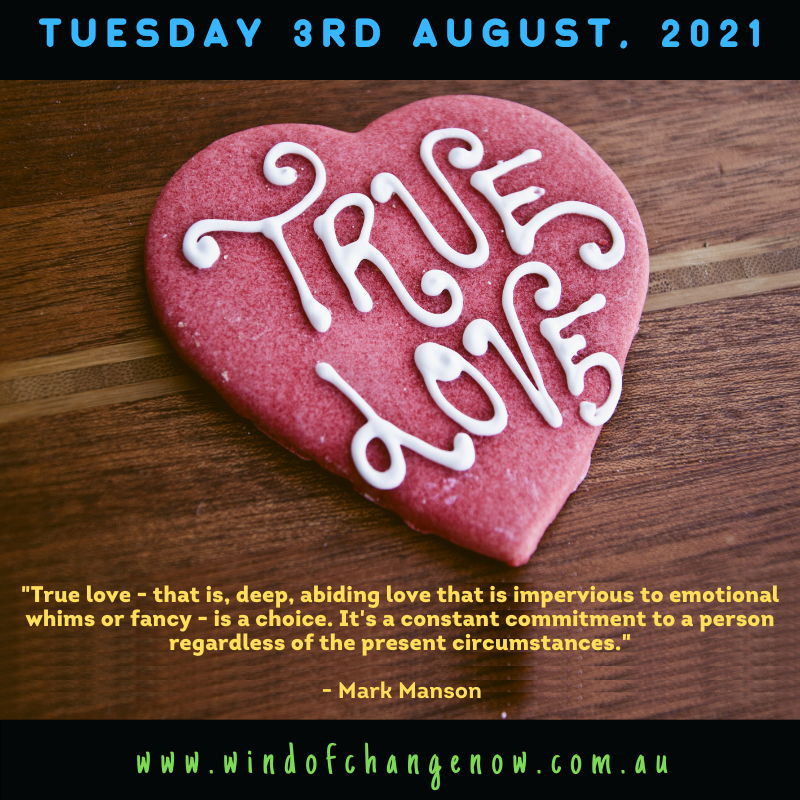 Mark Manson - True love - that is, deep, abiding love that