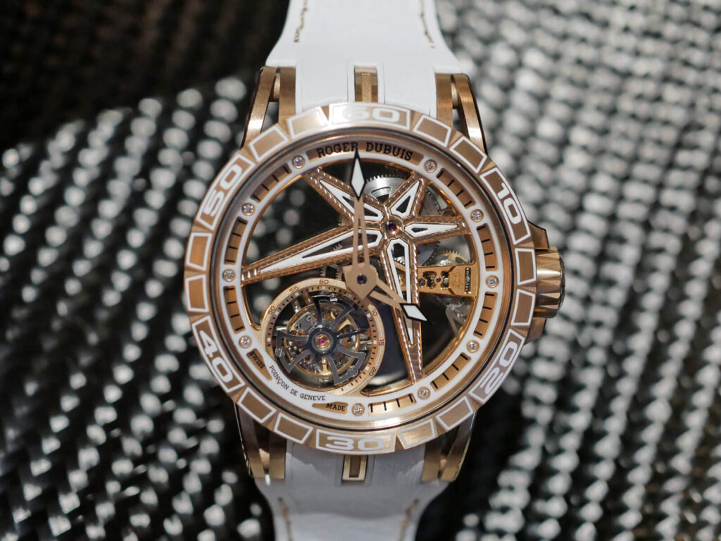 ロビン ROGER DUBUIS EXCALIBUR SPIDER EON GOLD 39MM RDDBEX0816 | Styled