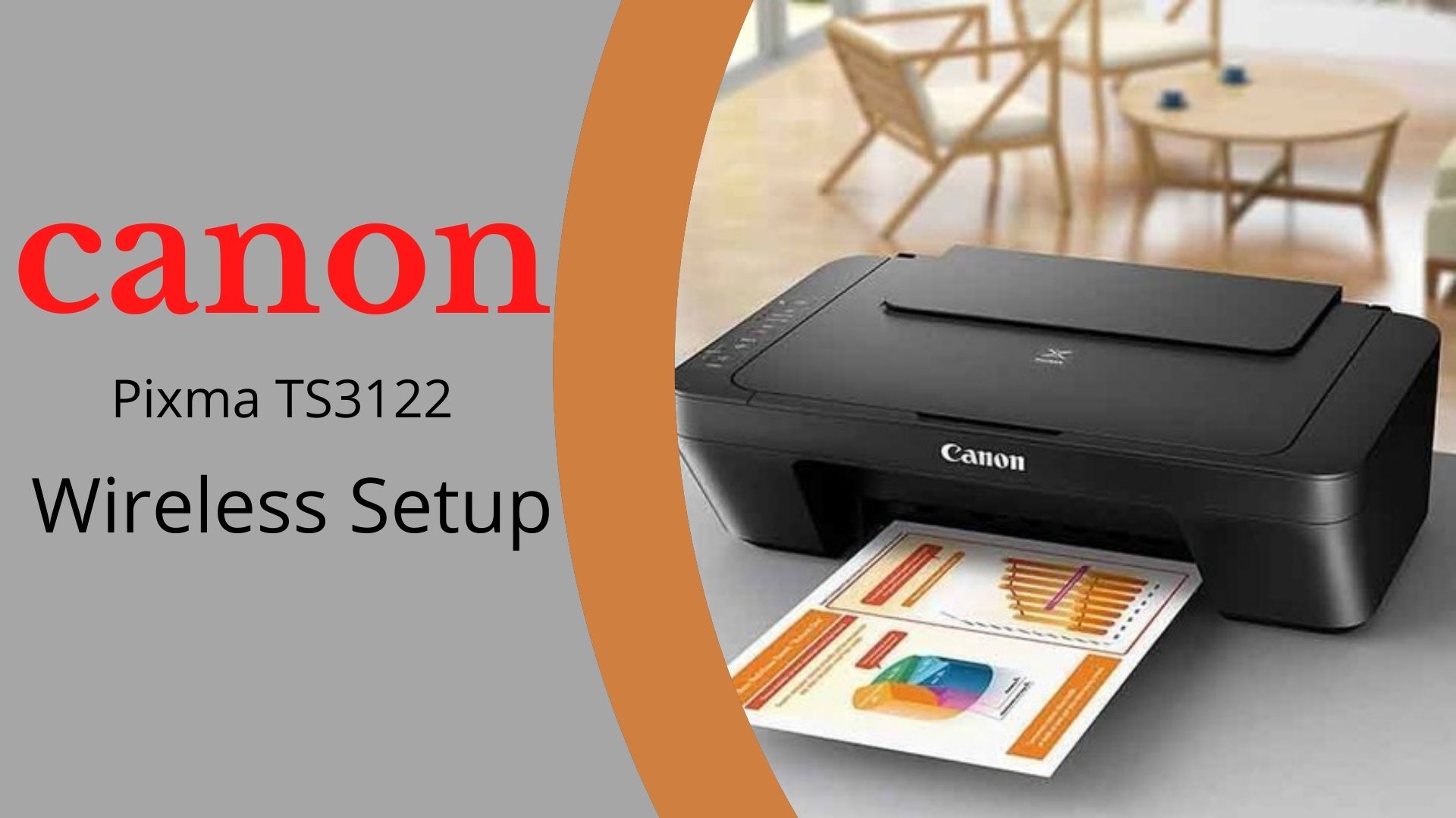 CANON PIXMA TR7550 WIRELESS SETUP & PRINT A DOCUMENT WITH