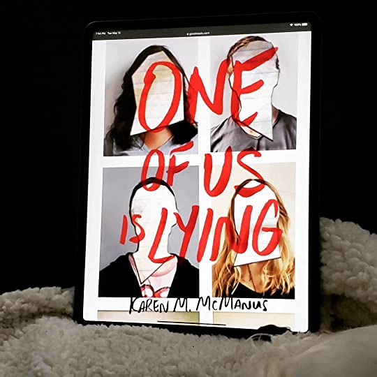 One Of Us Is Lying By Karen McManus - Paperback Book - GOOD Condition