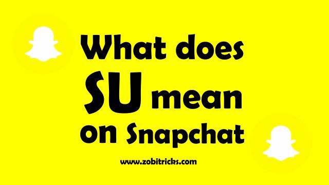 What does su mean online