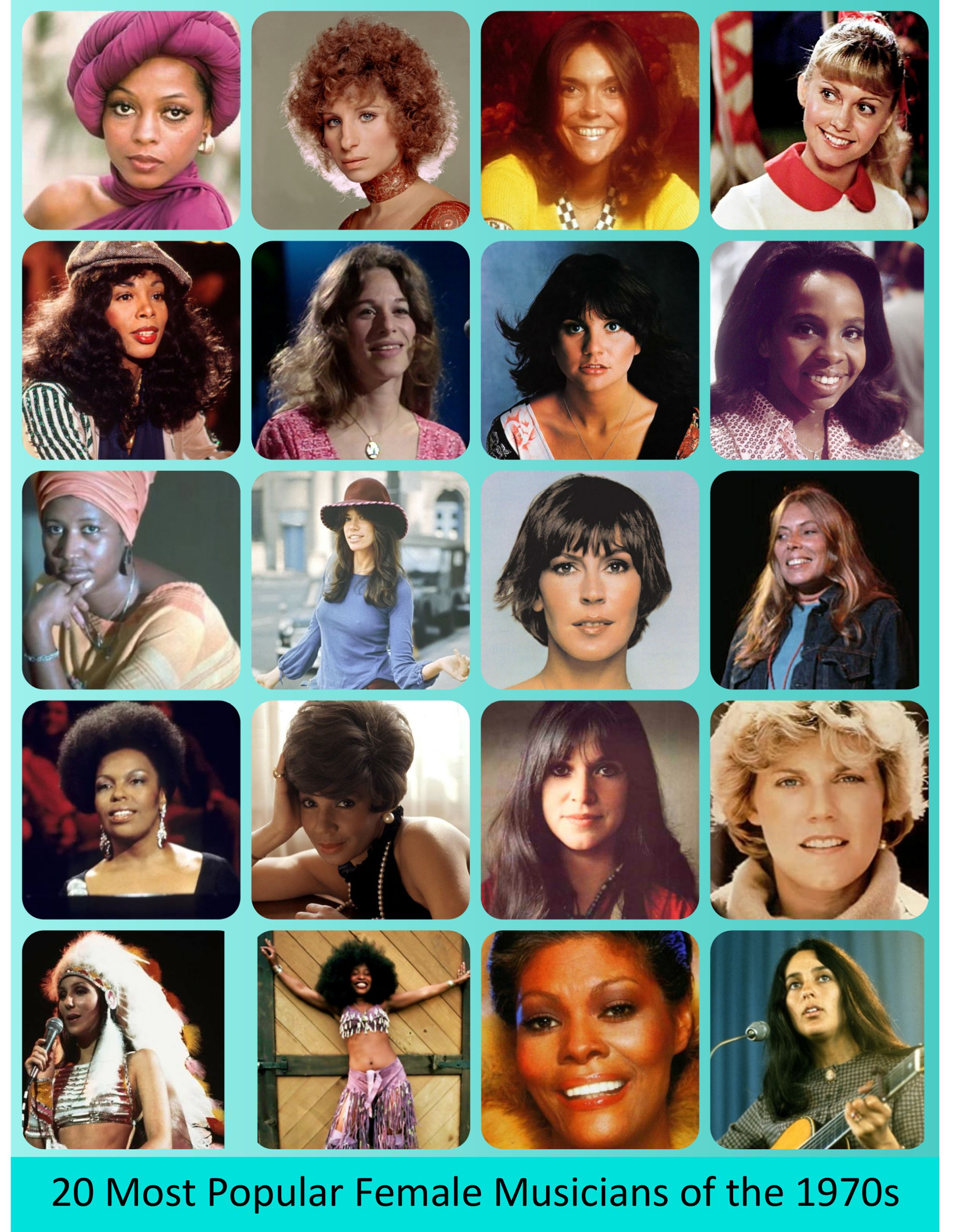 20 Famous Female Singers 