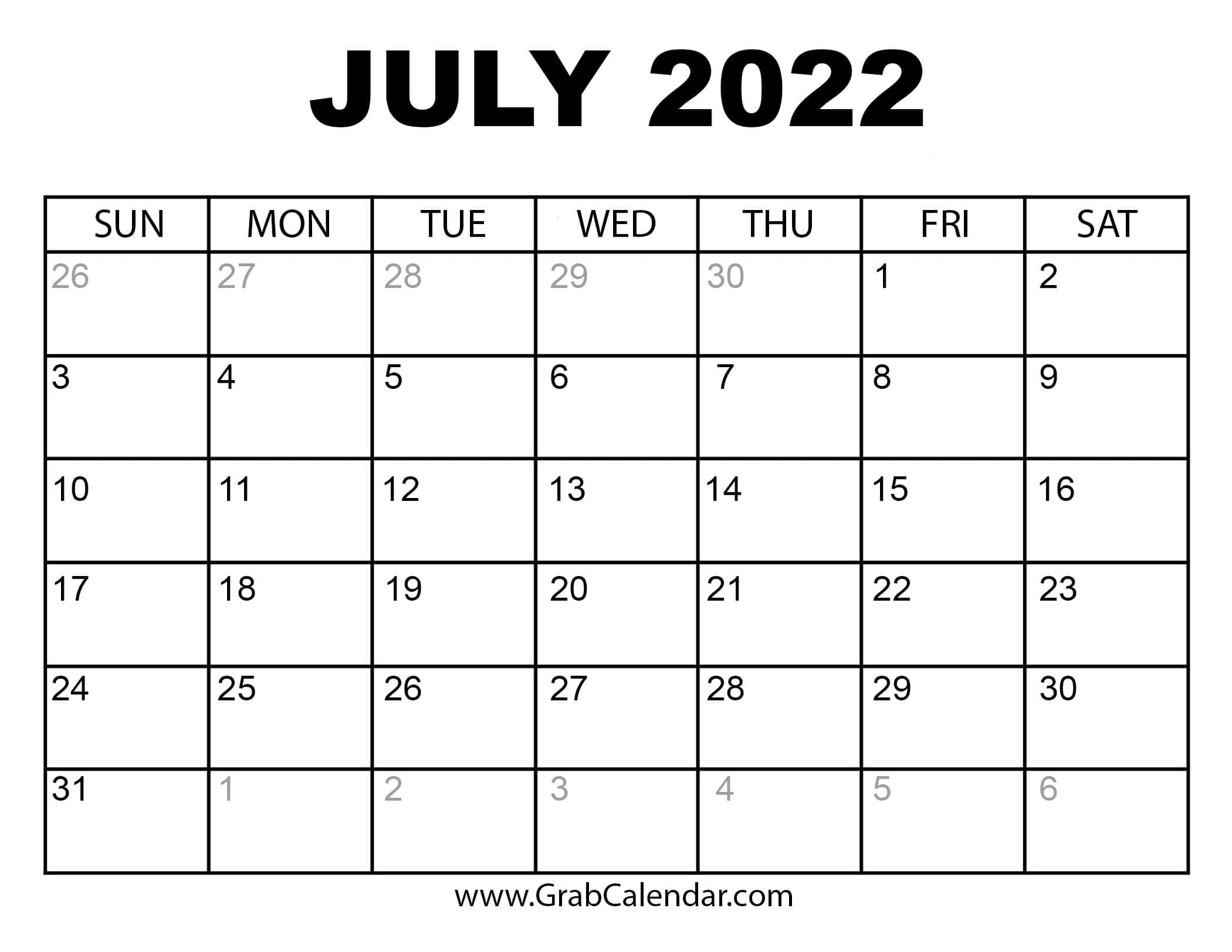 July, 2022