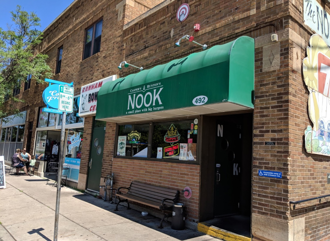 The nook restaurant best sale