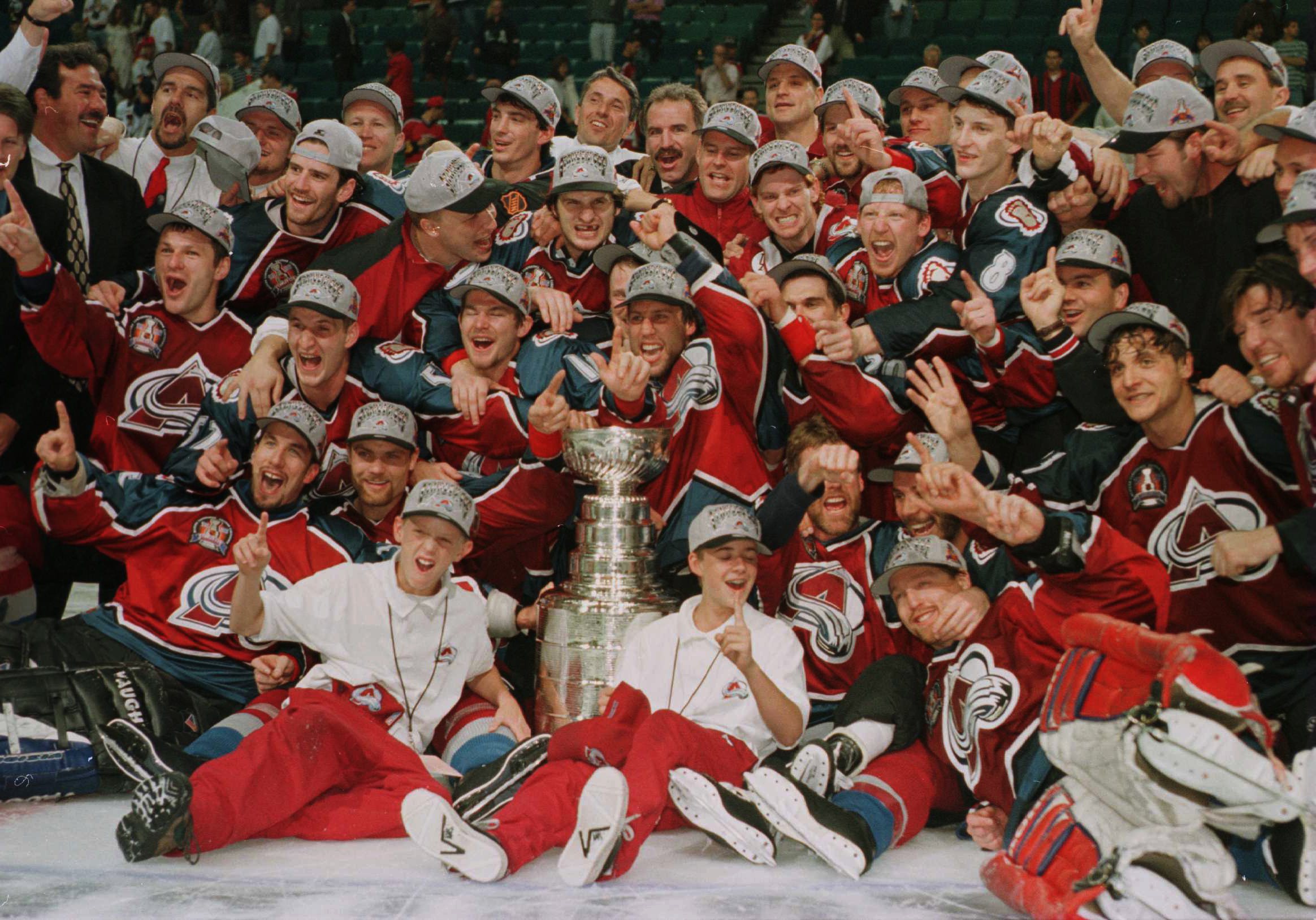 Colorado Avalanche 1995-1996 Stanley Cup Winners' 15 years Reunion at  Denver Pepsi Center, 2010 