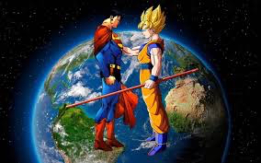 superman contra goku