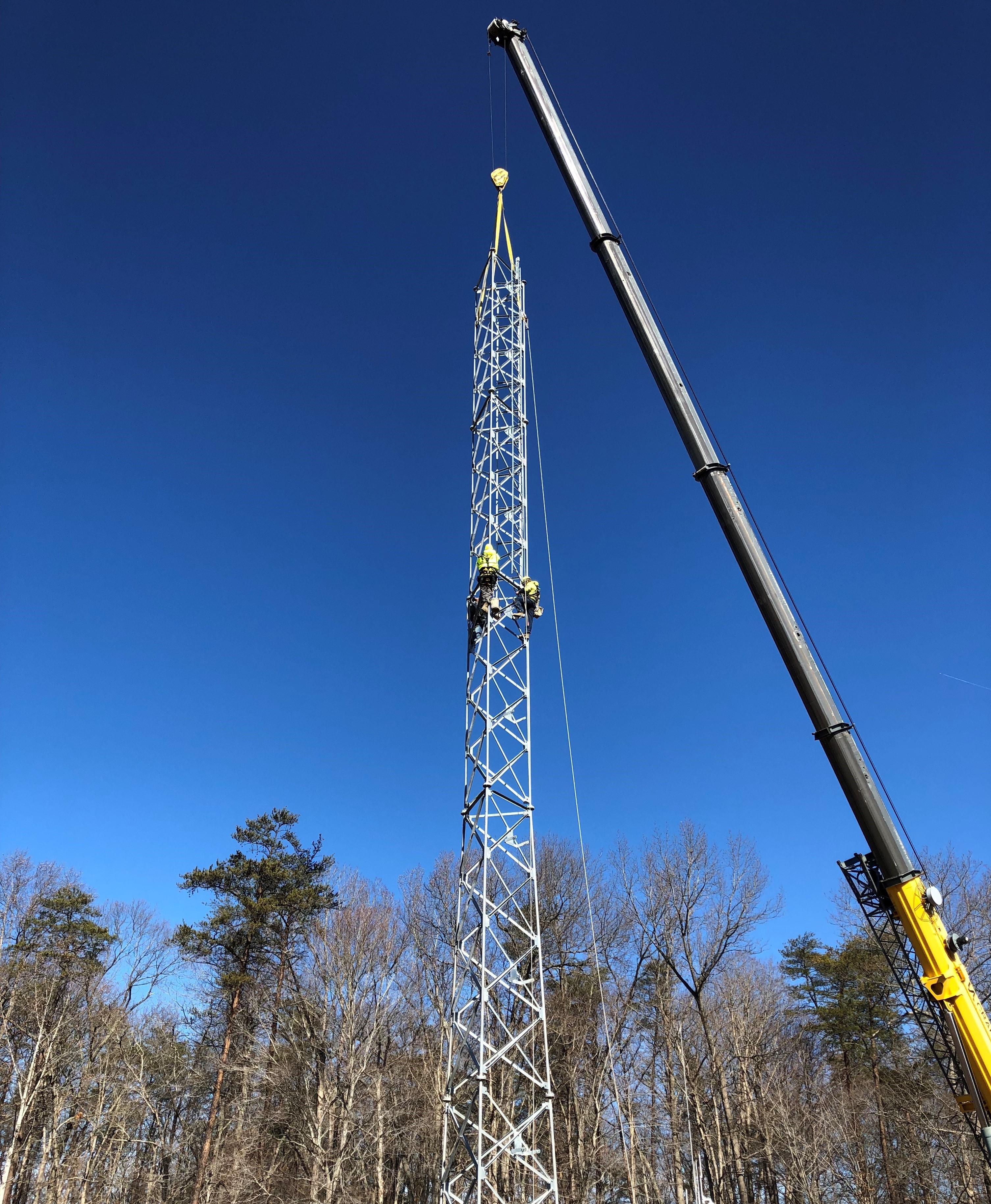 install antenna tower