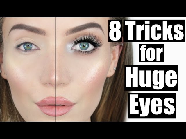 makeup trick to make eyes look bigger