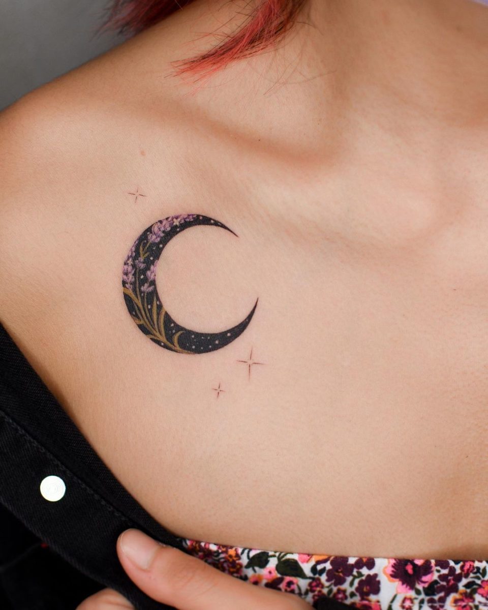 half moon tattoos