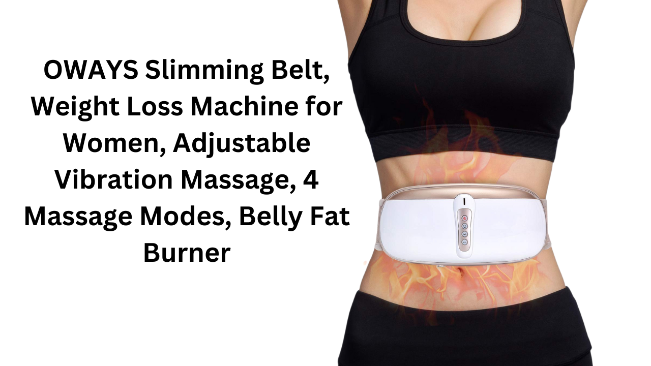 OWAYS Slimming Belt Weight Loss Machine for Women Adjustable Vibration