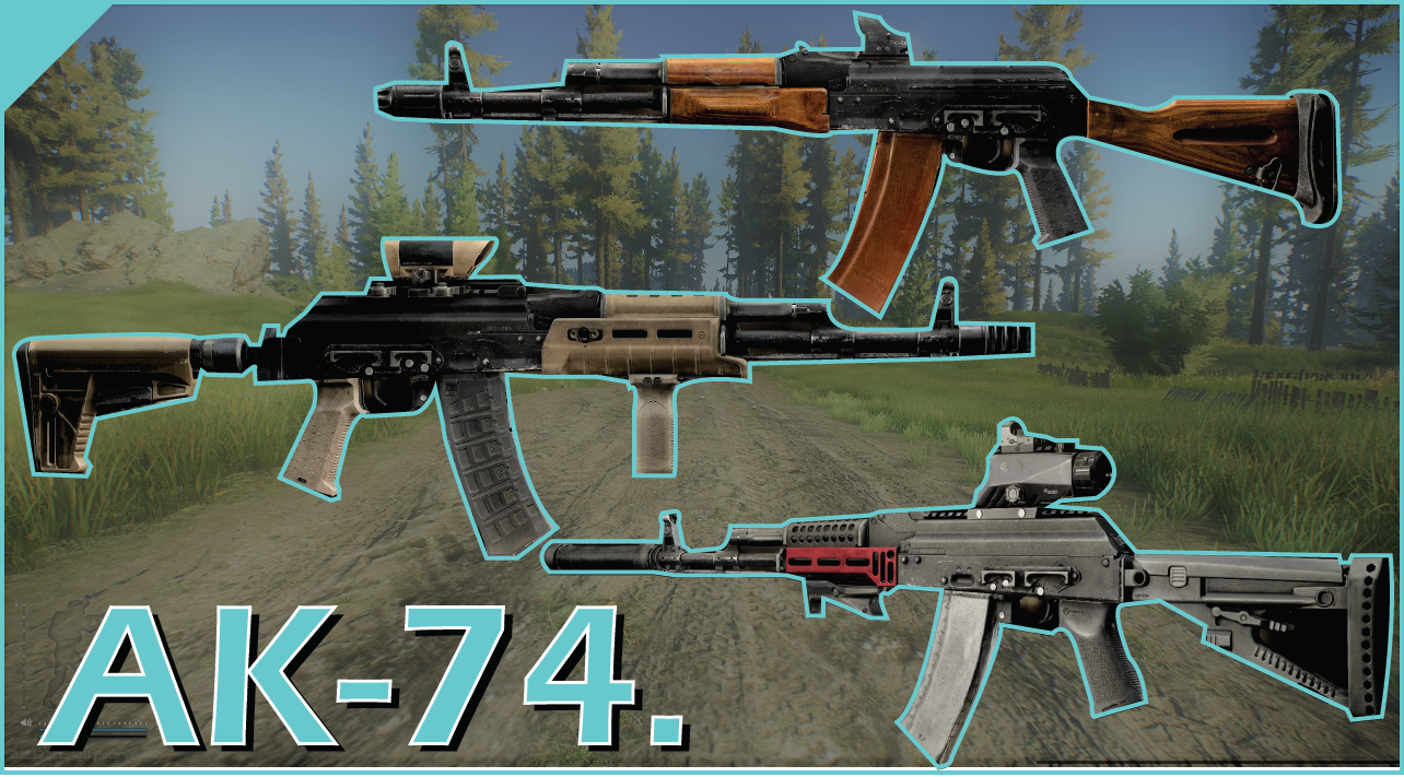 Tarkov Fun Fact - The inventory images for On Sling and On Back in Tarkov  are the same with the AK 74 from Contract Wars, their previous game, and  features the iconic