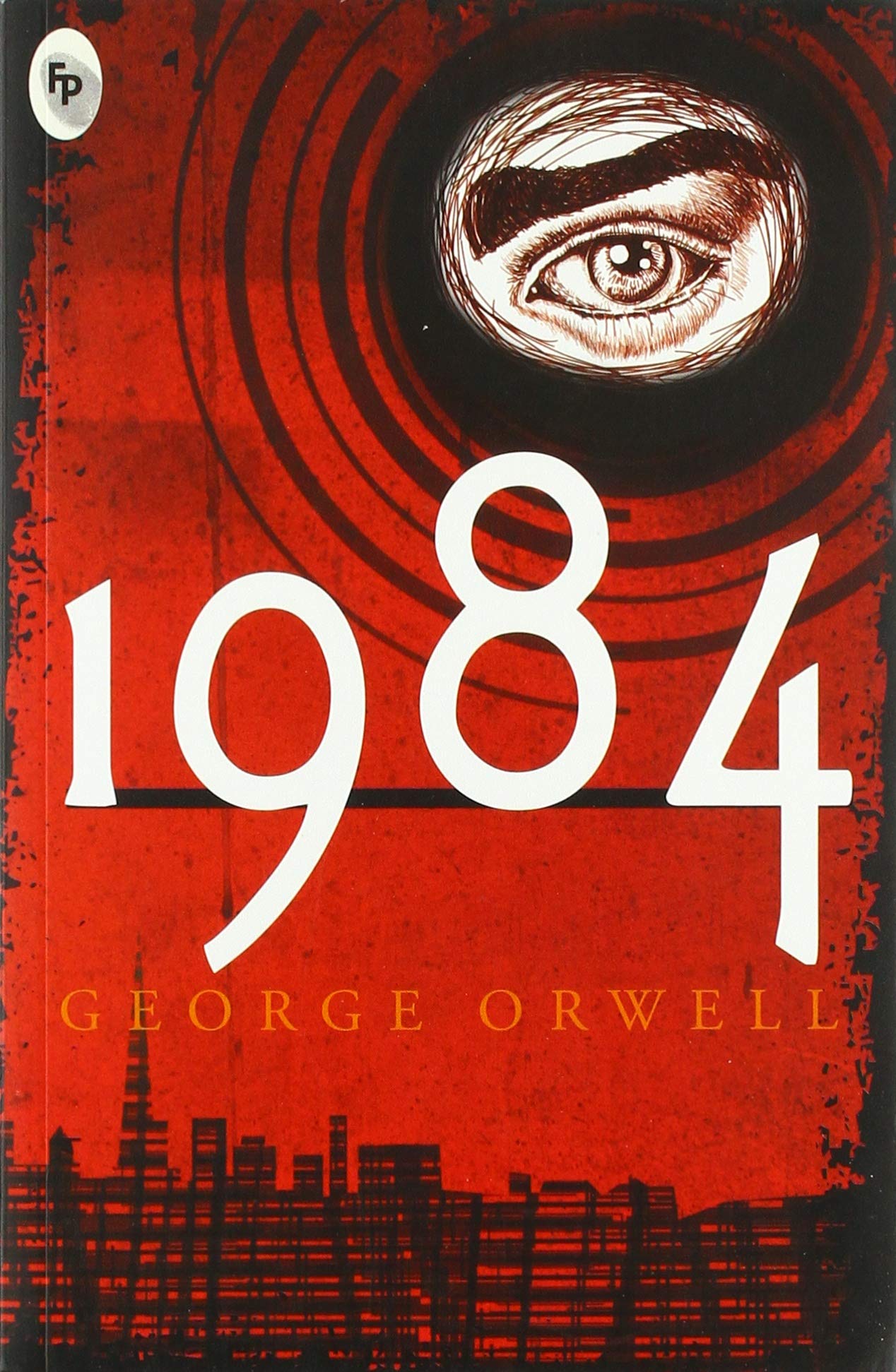 1984, George Orwell, Nineteen Eighty-Four, book cover, illustration, cult  books, Art Print by Stefanoreves