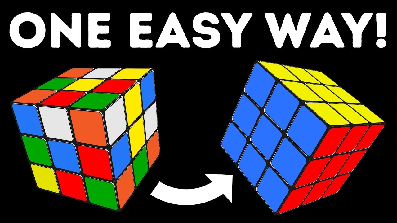 how to solve a rubix cube easy