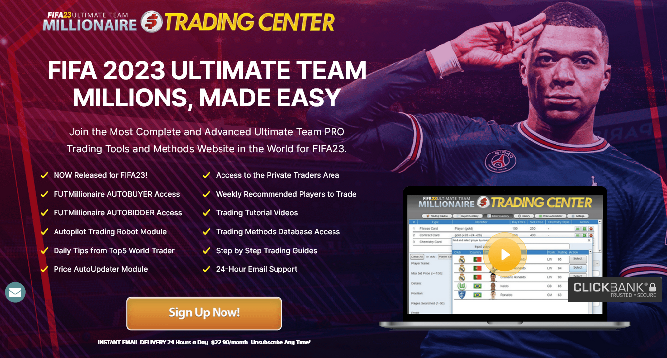 Fifa Ultimate Team Millionaire Trading Center With Programs And