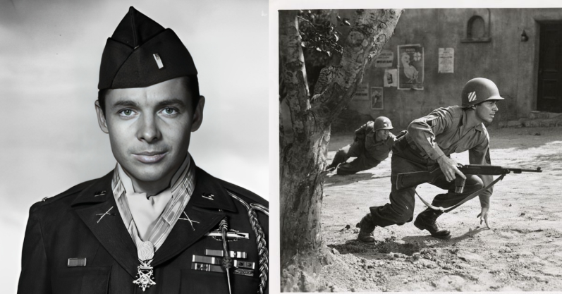 Audie Murphy Single-handedly Stopped a German Attack