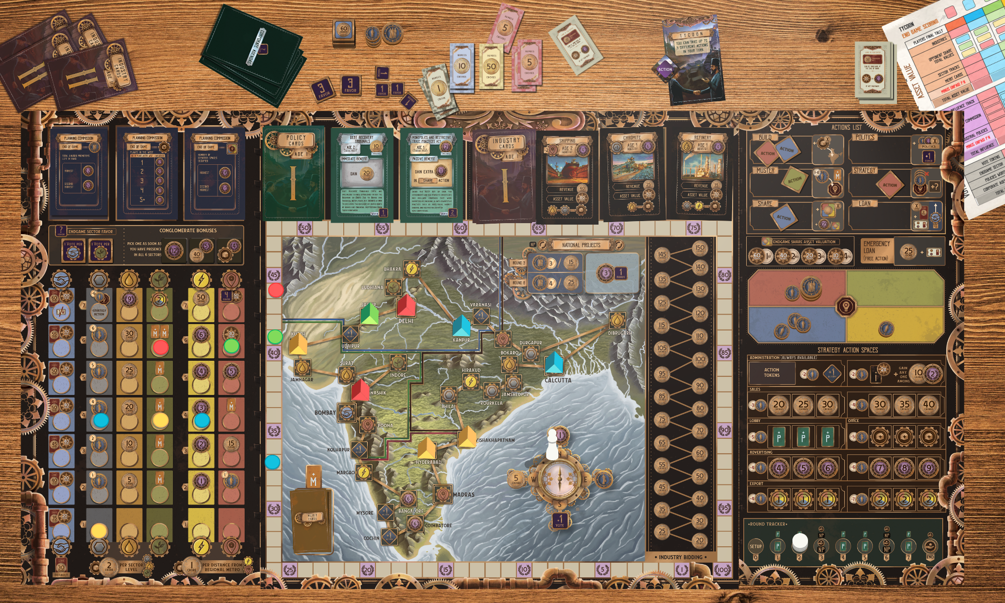 Tycoon: India 1981 - The Board Game by Sidhant Chand — Kickstarter