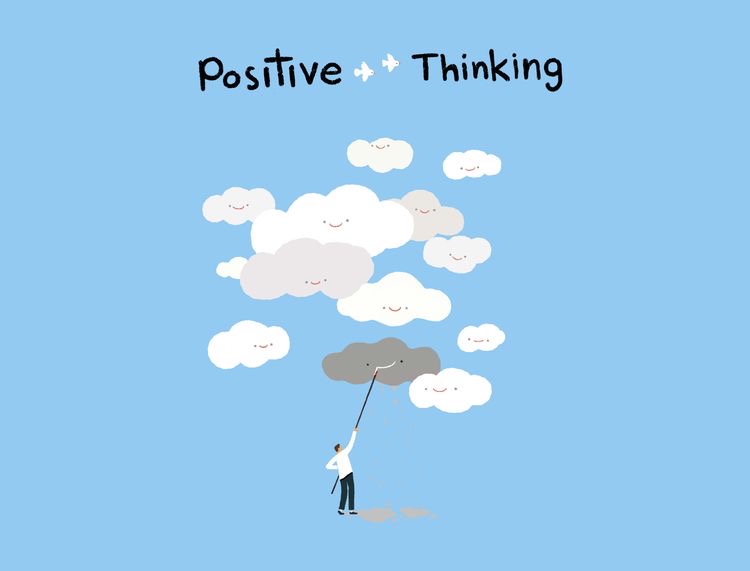 Practicing positive thinking