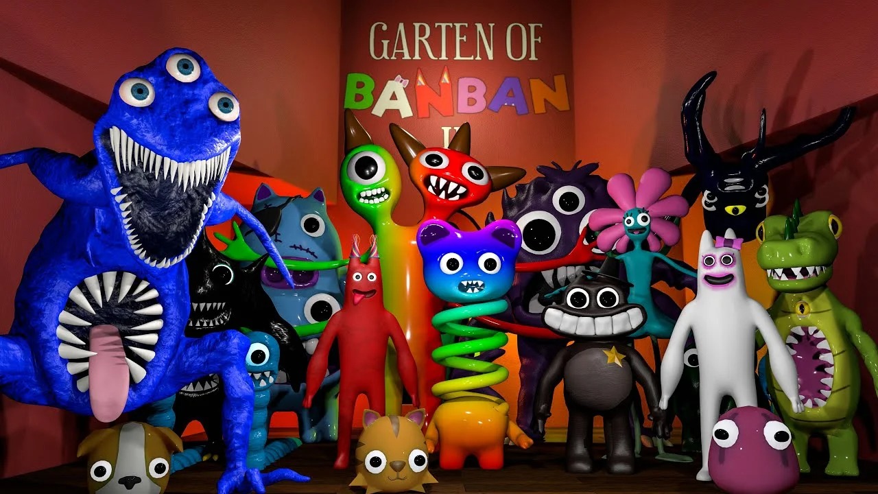 GARTEN OF BANBAN 4,NEW COLORING PAGES- HOW TO COLOR ALL THE NEW