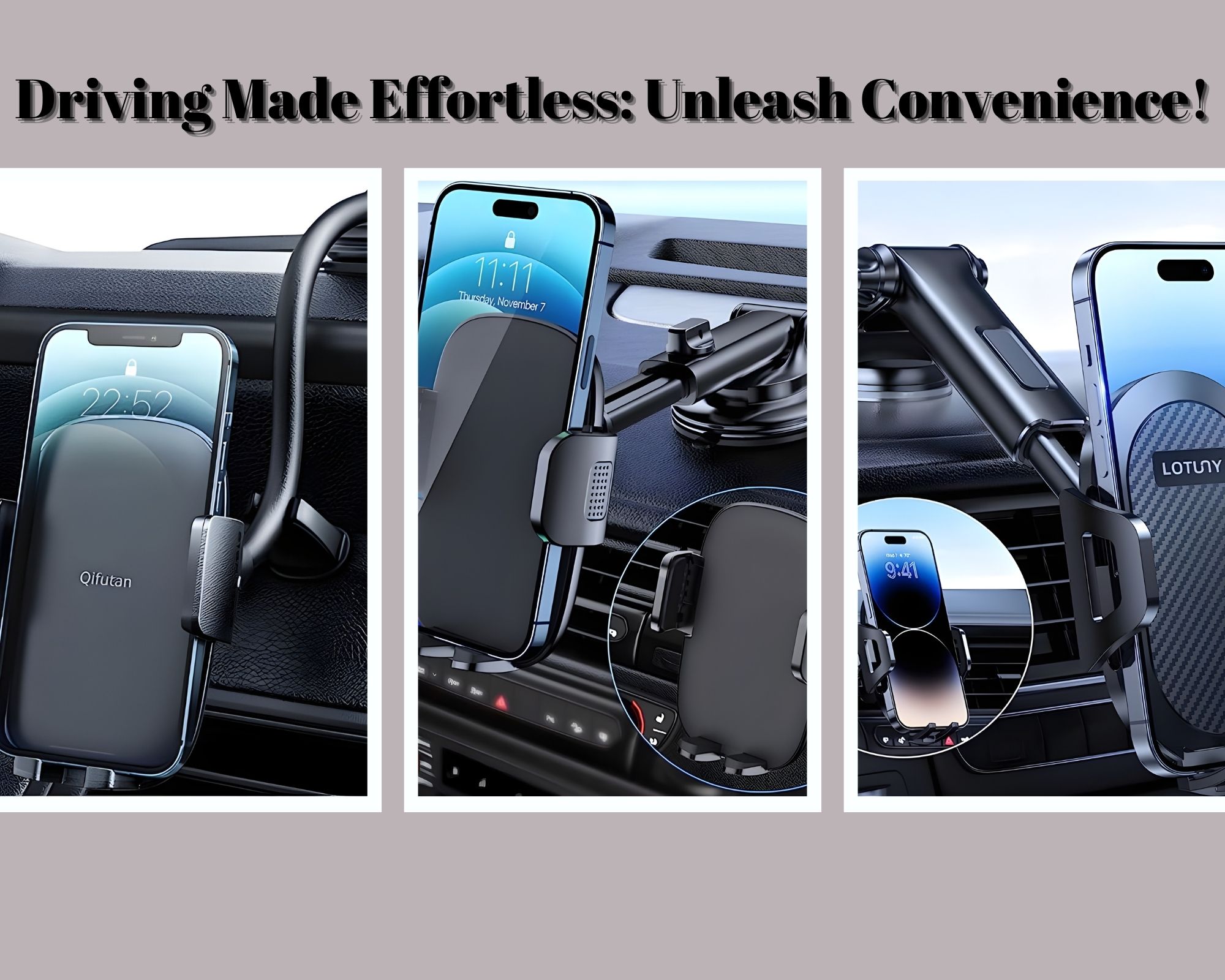 Revolutionizing Your Drive: Unveiling the Ultimate Car Phone Holders for  Unmatched Convenience and Safety!