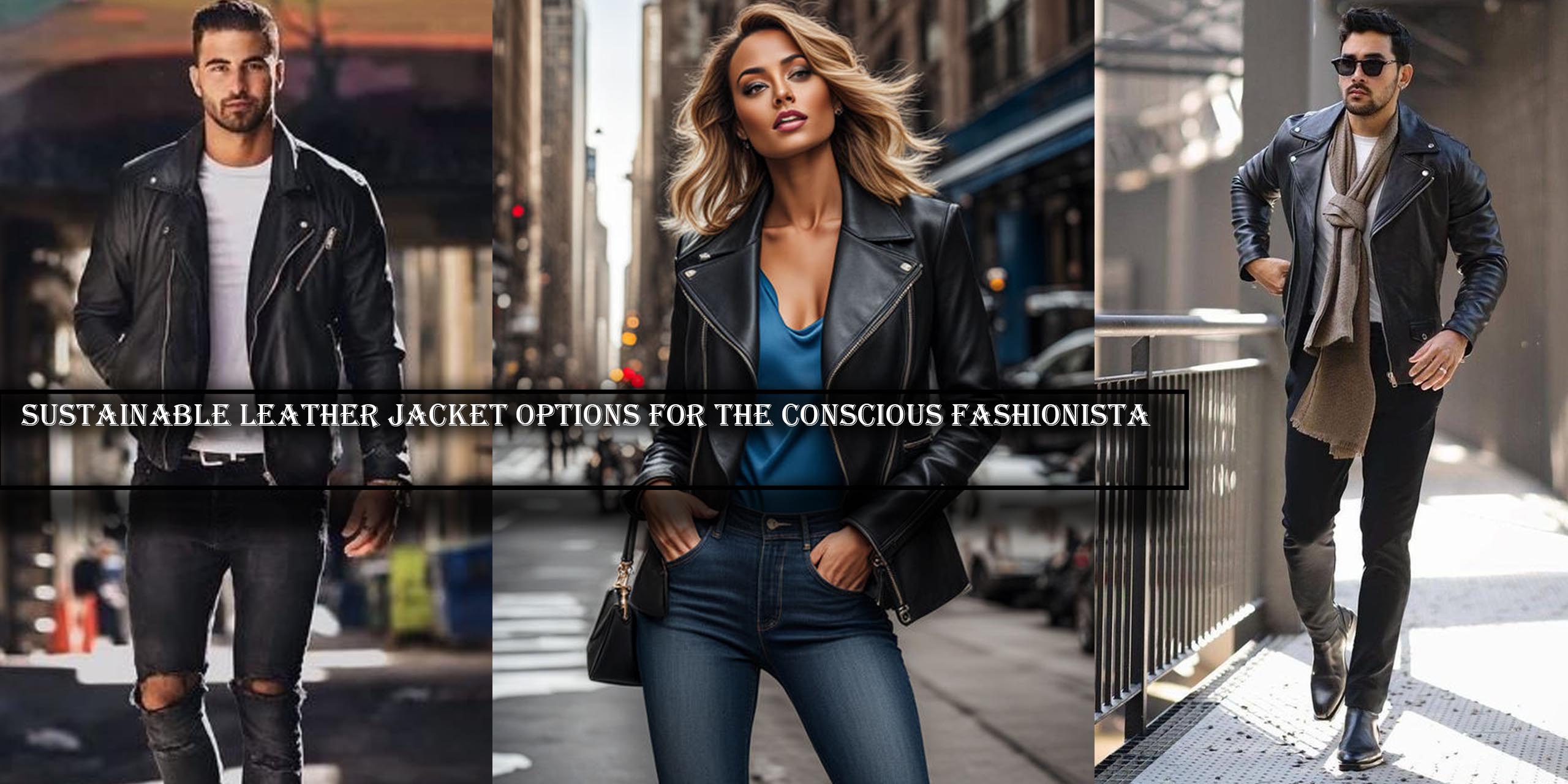 Sustainable Leather Jacket Options for the Conscious Fashionista Styled