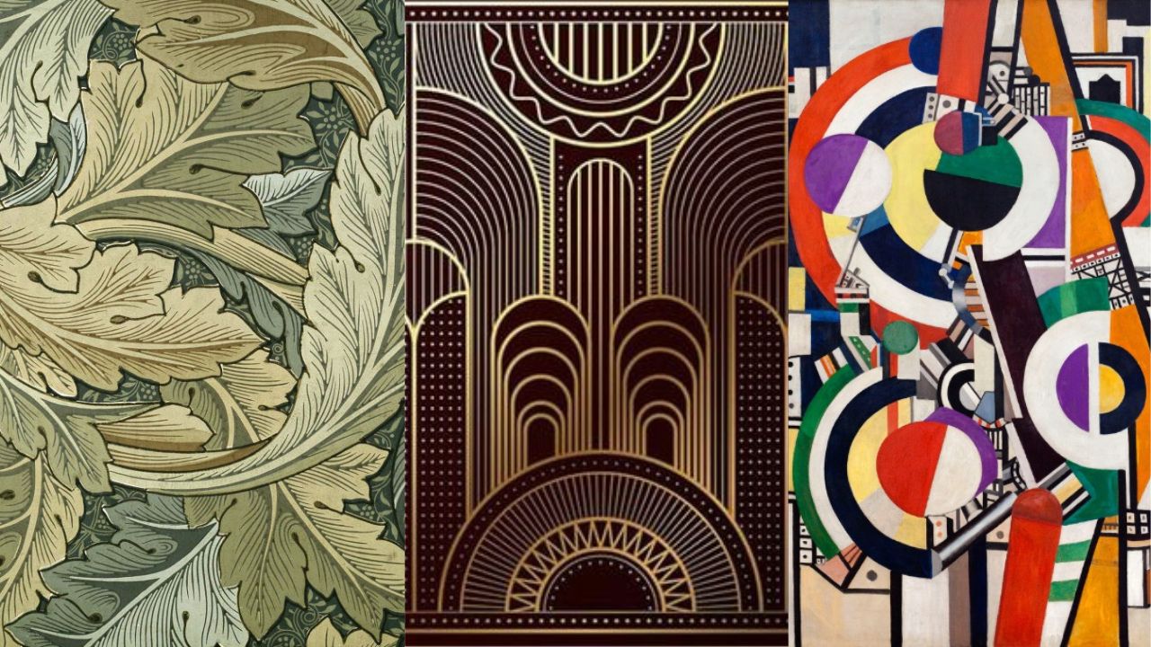 Design Evolution: Exploring Art Nouveau, Art Deco and Art Moderne